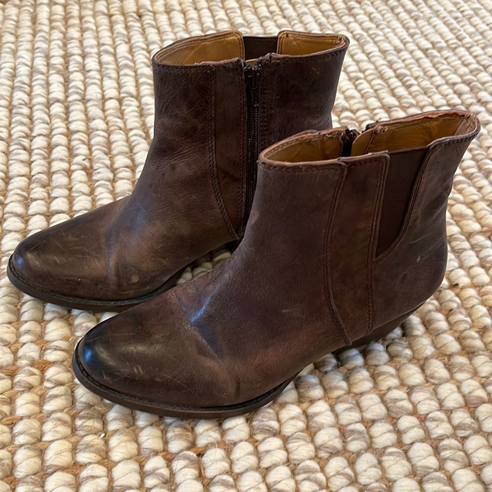 Nine West Vintage America Leather Booties